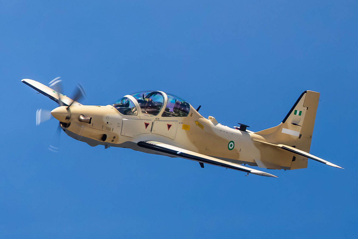 NAF Says Six Super Tucano Jets en route Nigeria From The US